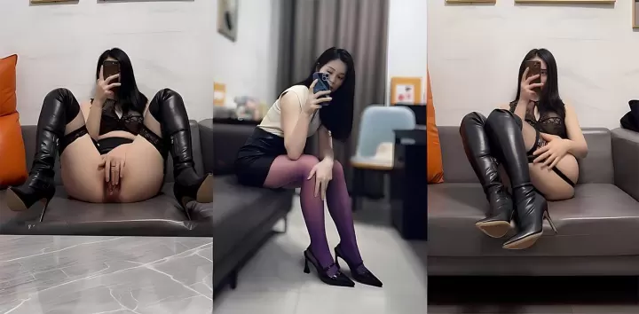 抖音少妇 雪姨 自慰福利 蕾丝情趣装增添诱惑 震动棒猛插黑森林肥鲍 熟女风韵拉满